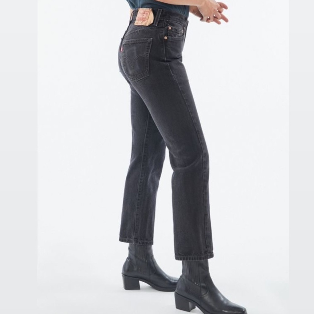 Vintage Levi’s 505 Denim Straight Cut Black Jeans